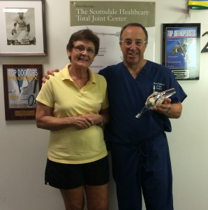 Daphne played at Wimbledon - now with her new knee she can play again!